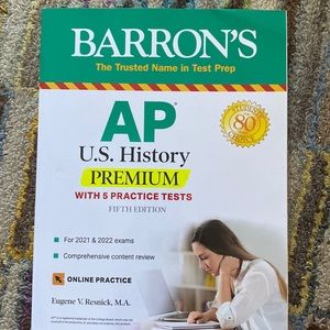 Barron’s AP U.S. History premium practice book and practice tests!